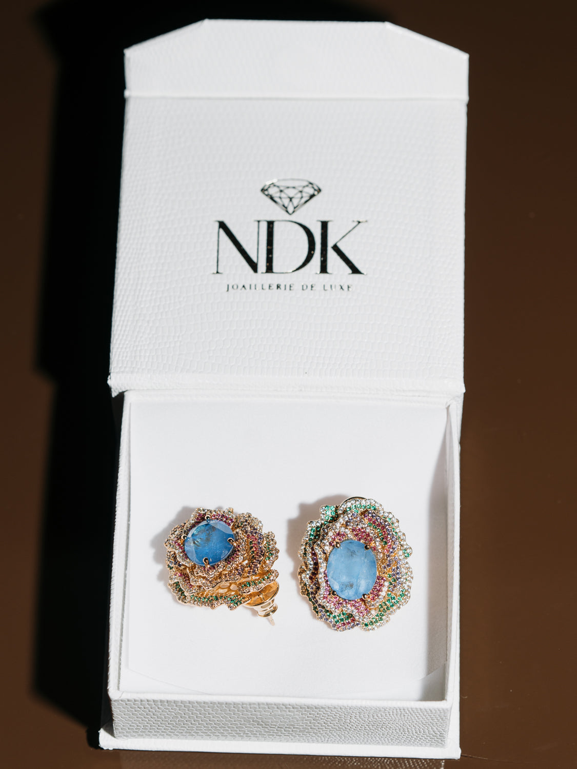 Boucles d'Oreilles Blue Astral