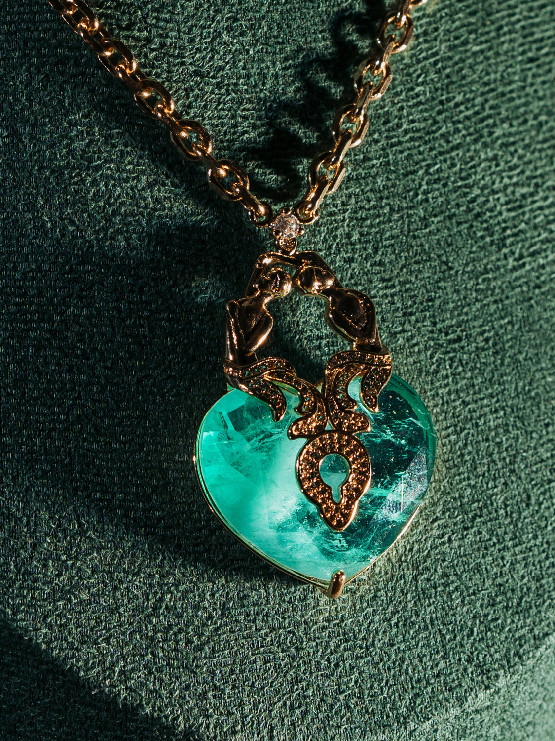 Colar Cœur Précieux