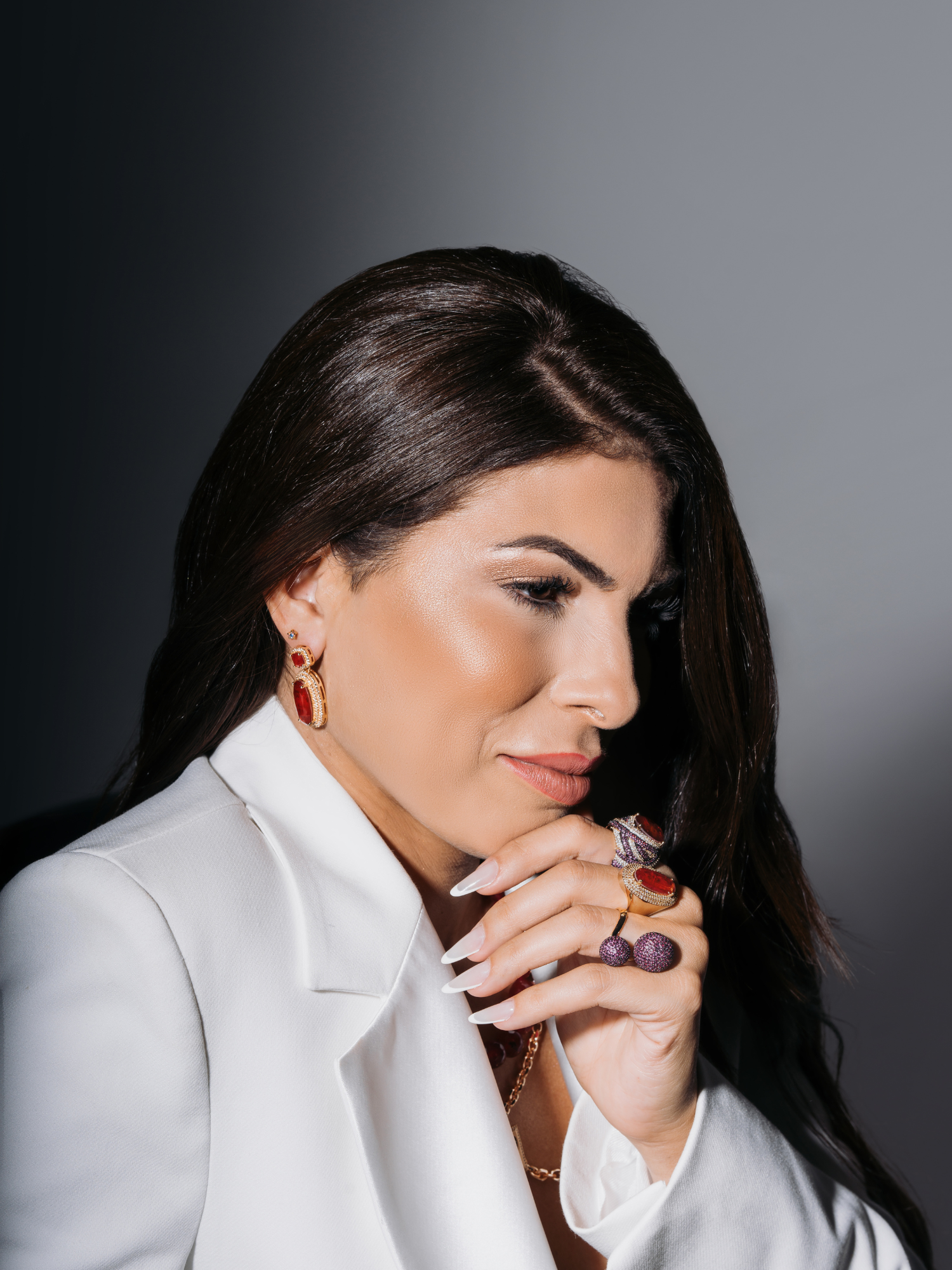 Brincos Princesse Écarlate