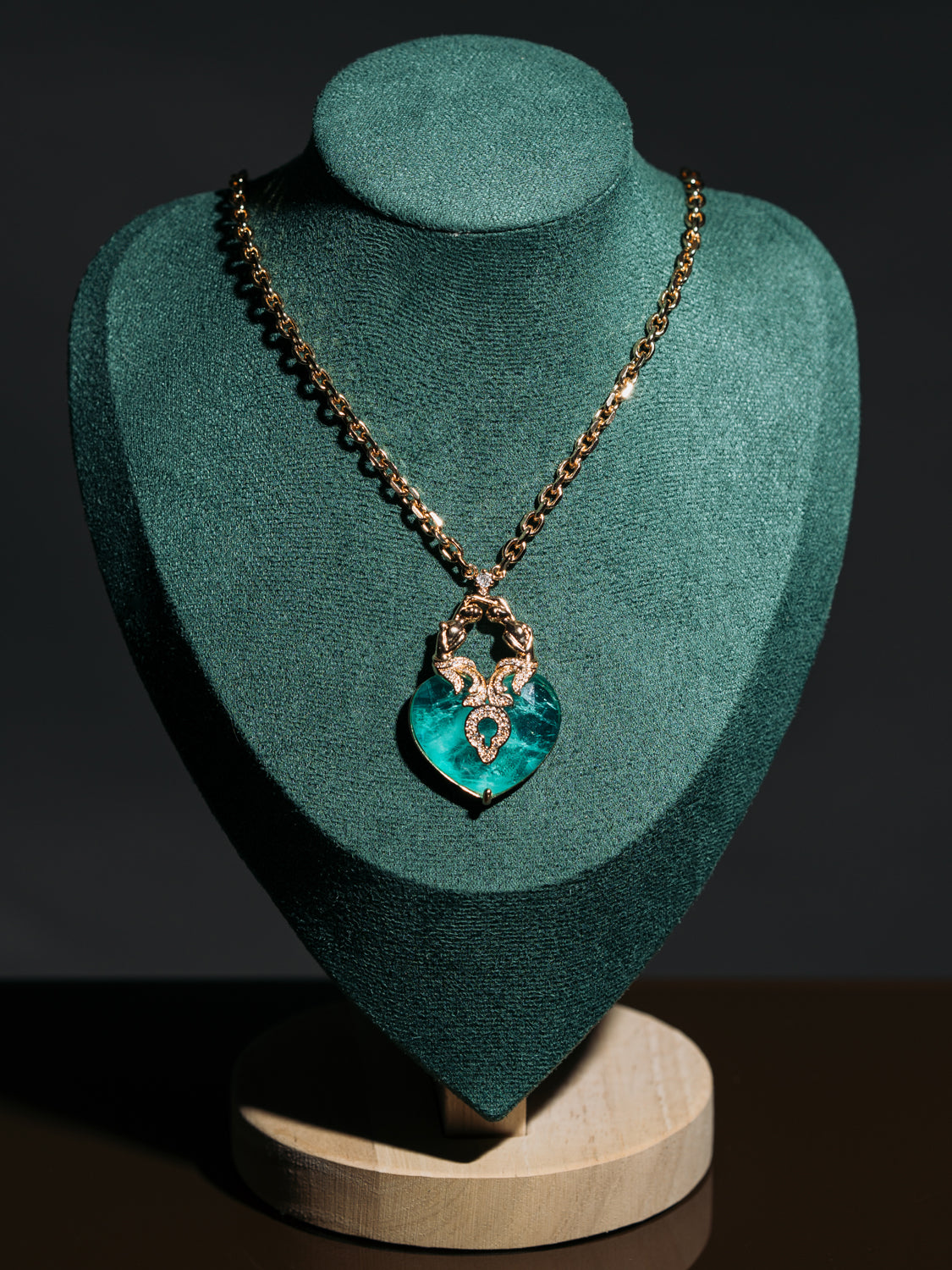 Colar Cœur Précieux