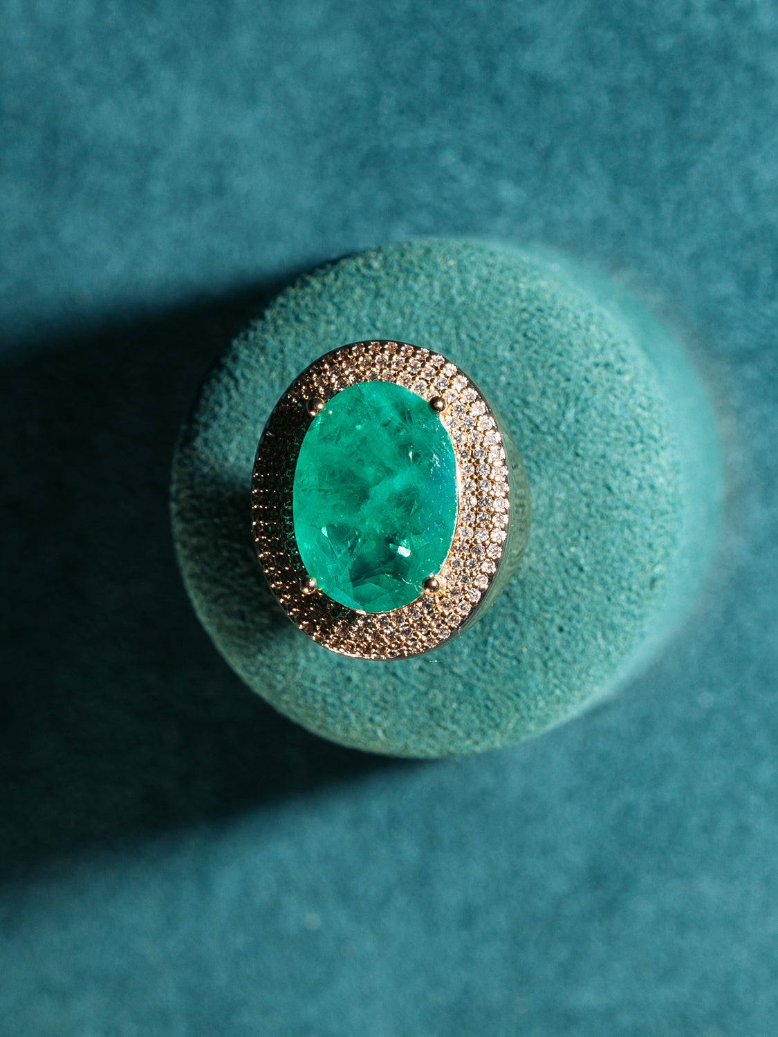 Anel Divine Émeraude