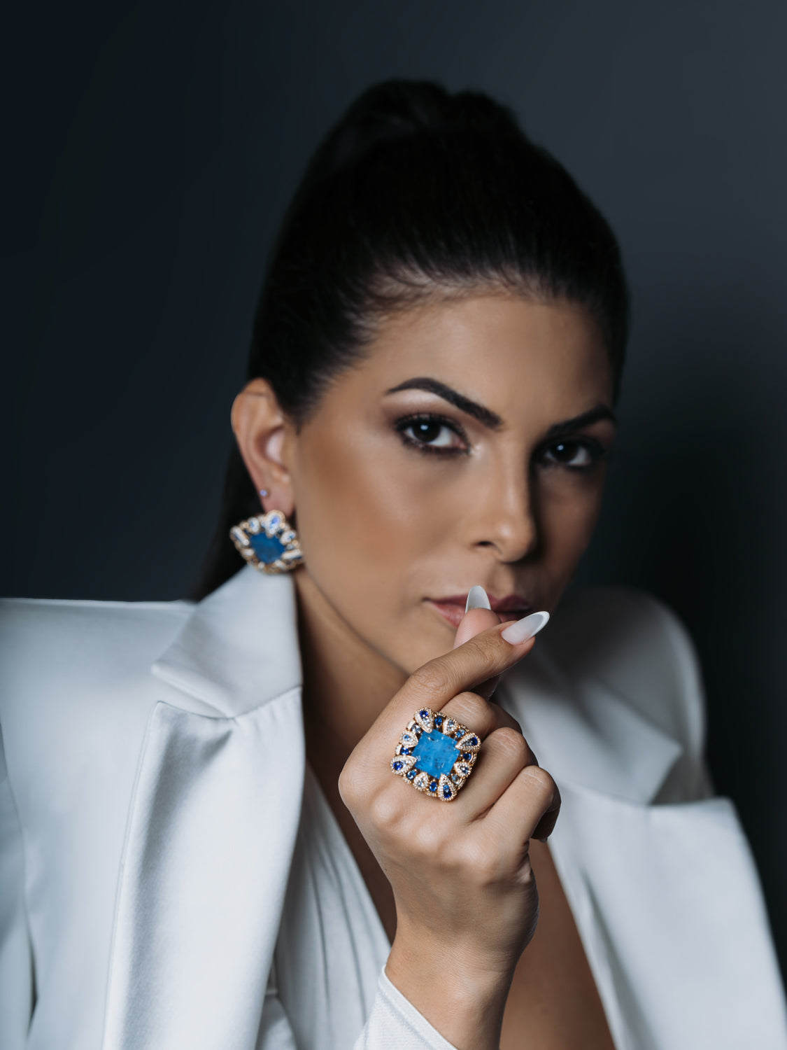 Anel Azurée Lumière